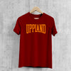 Uppland T-shirt, vinröd