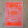 Norrtälje 400 Poster, rosa & orange